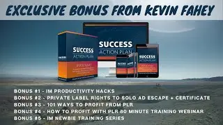 Success Action Plan PLR Bonus