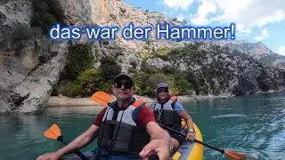 Die Verdun-Schlucht mit dem Kajak