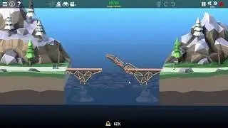 Poly Bridge 2 Challenge Levels : Level 1-06 Solution