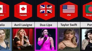 Female Singers From Different Countries | Part 1