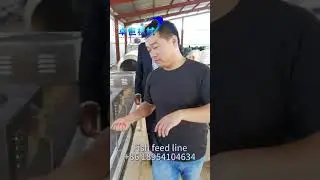 Floating Fish feed Making Machine line in our customer factory 120-150kg/h