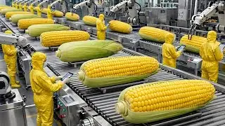 Inside The Factory: Russia's Giant Corn Starch Process (Full Process)