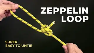 How to Tie a Zeppelin Loop Knot  | Strong & Jam-Free Loop Knot