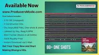 Pure Culture   Bhangra Sound Pack 2023   Dhol Loop Pack   Producers Mode