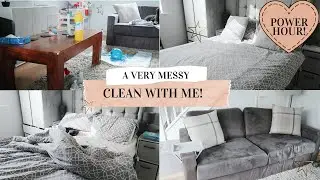 POWER HOUR CLEAN WITH ME UK | CLEANING MOTIVATION 2021