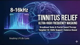 8-16kHz Ultra-High Frequency Tinnitus Relief | Broadband Masking & Fractal Sound therapy