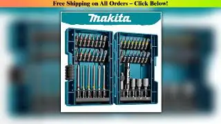 Makita B-55697 Electric Screwdriver Bits Set 43Pcs Colour Coded Cross Flower Type Hexagon Socket