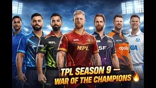 TPL SEASON 9 LIVE 🔴 | WAR OF THE CHAMPIONS 🔥 | Epic T20 Battles! #cricket24   #cricket26live