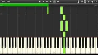 Fullmetal Alchemist Brotherhood OST - Lullaby of Resembool [Synthesia Tutorial]