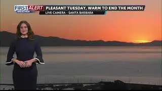 Bright Tuesday, tracking a slight chance of rain Wednesday