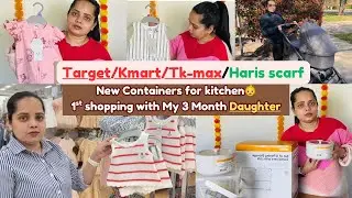 *Unboxing*New Containers for Storage🛍️ First Baby Shopping 3month + Kmart/tkmax/Target Haul