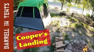 Darrell In Tents | COOPER'S LANDING - Between Katy Trail and MO River