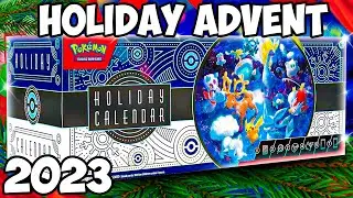 Открытие праздничного адвент-календаря Pokemon 2023 + розыгрыш сундука приключений Paldea