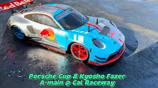 Porsche Cup and Kyosho Fazer A-main race @ Cal Raceway in Orange, California. Held January 10, 2026.