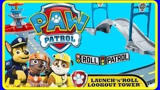PAW PATROl Launch &rsquo;N&rsquo; Roll Lookout Tower Track Set! Paw Patrol Track Set With Paw Patrol Mini Figure