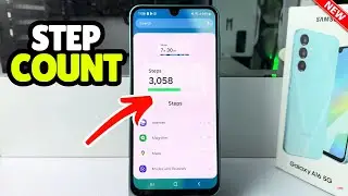How to Show Step Count on the Galaxy A16