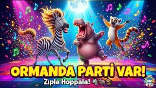 Ormanda Parti Var – En Eğlenceli Çocuk Şarkısı 2025 🦓🦛🐒