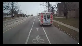MCTS bus hits ambulance/windshield view (Dec. 7, 2021) | FOX6 News Milwaukee