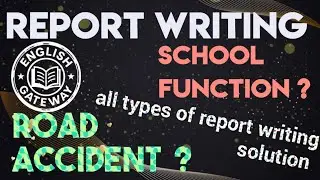 Report writing | types and tricks to score full marks | Mahabub Sir
