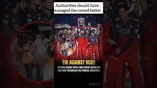 RCB Wins IPL&hellip; But Faces FIR?! 😱🏆Celebration turns into chaos as tragedy strikes&hellip;#RCB #IPL2025