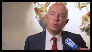 Michel M&eacute;nard, nouveau pr&eacute;sident du D&eacute;partement