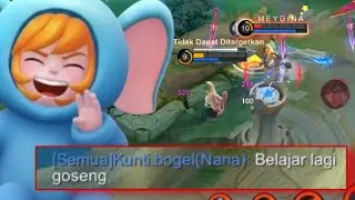 NANA GAJAH MODE TENGIL BIKIN GUSION DAN FRANCO EMOSI DAN DENDAMAN🤣
