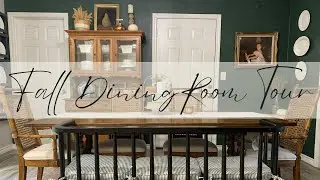 FALL DINING ROOM TOUR 2022|| Decorating with heirlooms and budget friendly finds