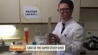 The World's Stickiest Shoes: Rick Adams On The Weather Channel