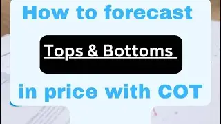 How to forecast price tops and bottoms with the COT REPORT. ICT concept