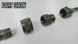 Best Military Bayonet Connector Straight Plug MS3106 MIL-DTL-3106 3 Pin Connector Supplier