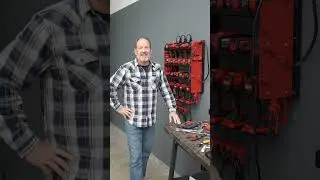 Wow I need this! Large Cordless Power Tool Organizer Wall Mount with Charging Station Heavy Duty #ad