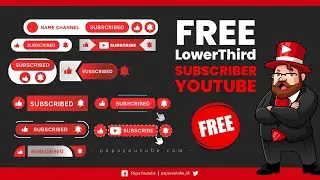 Gratis Tombol Lower Third Subscribe Untuk Channel Youtube