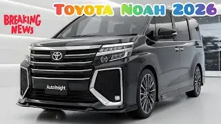 2026 Toyota Noah Black Officially Unveiled &ndash;Next Generation Luxury Family MPV with Stunning Interior