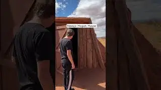 Native owned Hogan near Monument Valley ❤️ #monumentvalley #hogan #navajonation #arizona #fyp