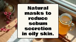 Natural masks to reduce sebum secretion in oily skin