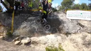 Dani Comas en el Campeonato de Espa&ntilde;a y Europa de Biketrial 2013 Valderrobres