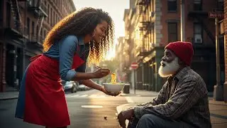 Une mère célibataire aide un vieux chiffonnier, sans savoir qu'il est un grand-père PDG !