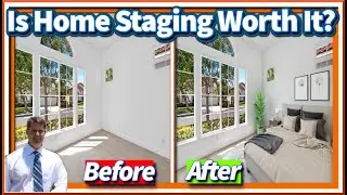 Is Home Staging Worth It?  - BEFORE & AFTER Photos!