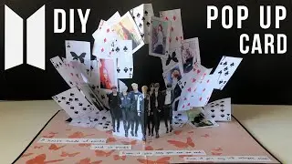 DIY BTS House of Cards Inspired Pop Up Card