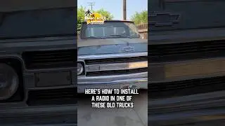 Easiest radio install for any classic car.               #C10 #chevyc10 #chevy #ford #dodge