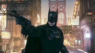 Arkham Knight but if Michael Keaton starred in a new Batman movie