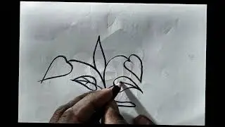 &ldquo;Creative Heart Leaf Art Drawing | Pencil Sketch Love Design | Easy Art for Beginners&rdquo;