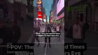 Race to the Ball Drop: New Year&rsquo;s Eve Madness in Times Square ! #NYE #olympics #2025 #trend #NewYork