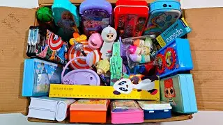 Satisfying Fancy Stationery Collection - Pencil Case, Desk Lamp, Ruler, Highlighter, Sharpener, Pen