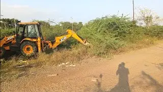 JCB plot clearing work 
