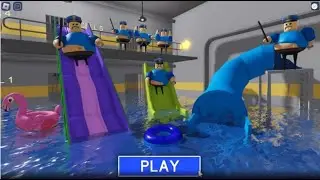 WATERPARK BARRY'S  PRISON RUN GAME Roblox obby roblox #barryprison #hardmode #obby