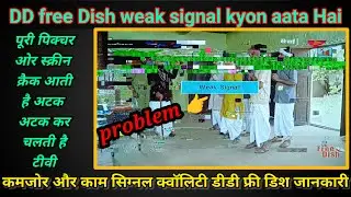 DD free Dish weak signal problem solution || DD free Dish se weak signal problem Kaise theek Karen