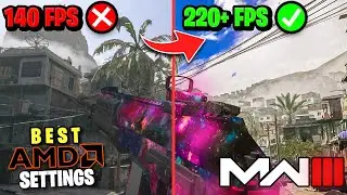 BEST PC Graphic Settings for Modern Warfare 3📈 | AMD (Boost FPS + Visibility)
