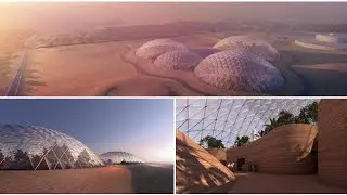 UAE's Mars City plan of 2050. New mars planned city, mars city, mars planned city, city on mars.Nasa