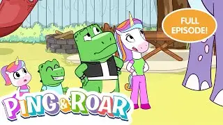 🎳🍕 La Suerte de Roar | Ping y Roar Cartoon Infantil